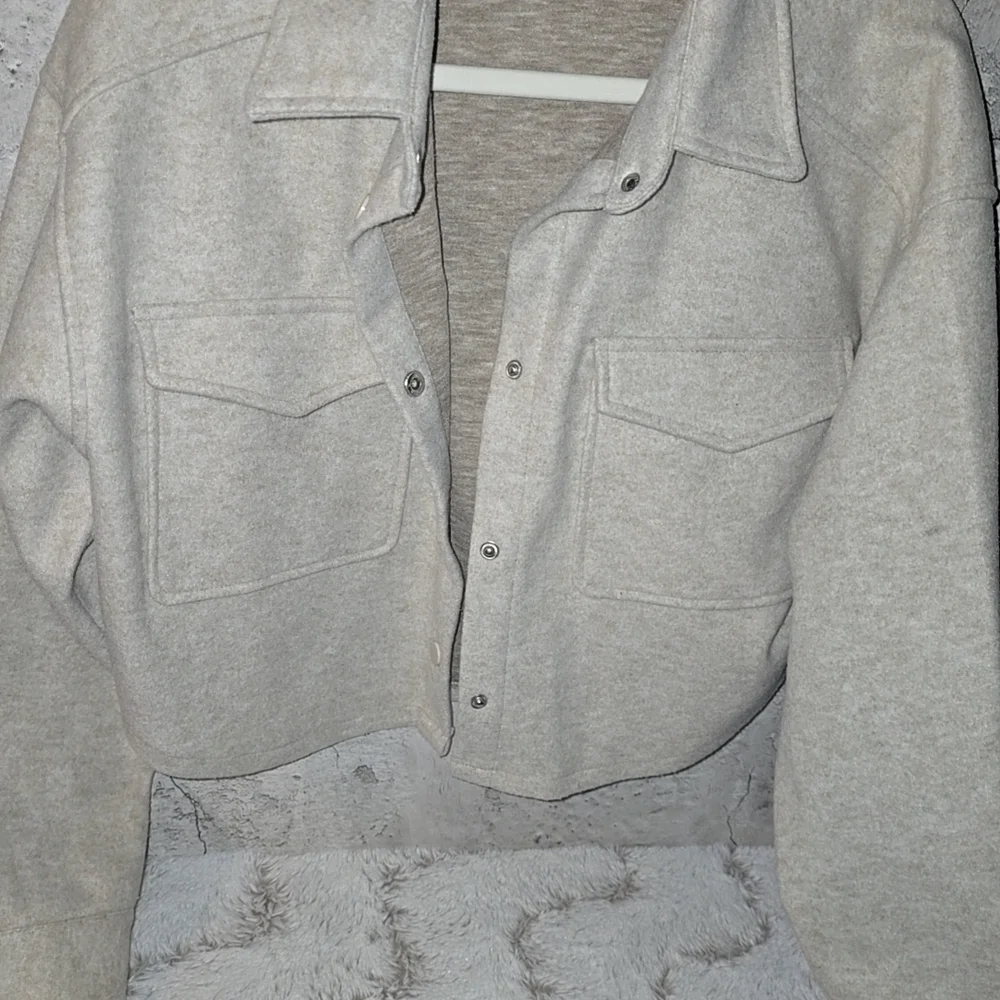 Gray Button-Up Jacket - Picture 1 of 1